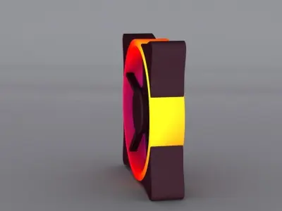 X-Fan-Nox Low-poly 3D model