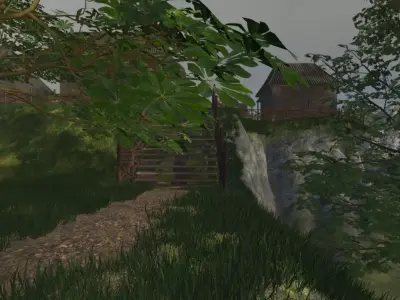 Cliffside Village 3D model purchase