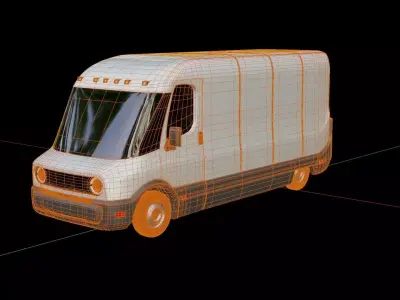 Rivian EDV 500 3D model