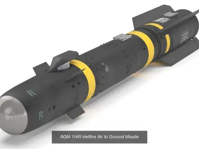 Missile Collection Pack 3D PBR Model