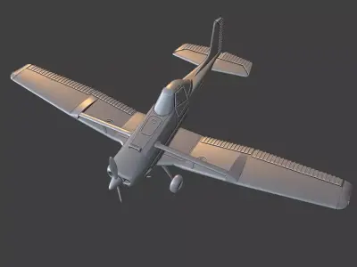 Cessna 188 AG WAGON 3D print model