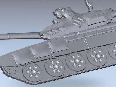 3D Design of Army Tank 3D print model