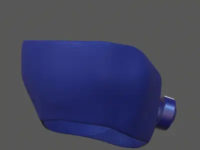 Gas mask helmet 3d model scifi Low-poly  Low-poly 3D model 6