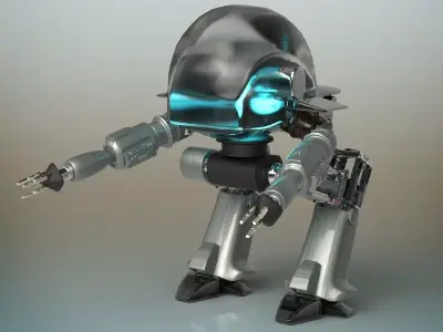 Battle Robot 3D model purchase