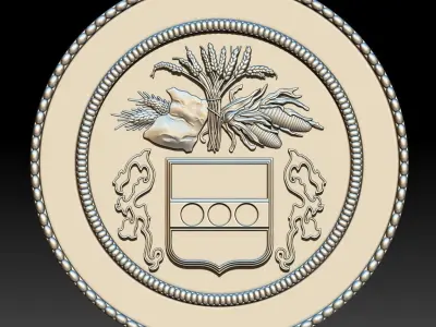 Corn and grain 3D print model