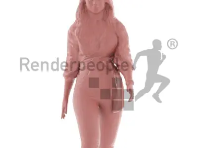 Bianca Animated 004 Walking