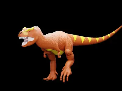 Tyrannosaurus Rex File Folder Free 3D model
