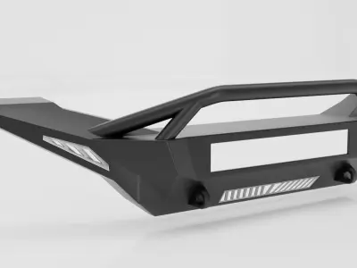 BUMPER FRONT 1 JEEP GLADIATOR  3D model
