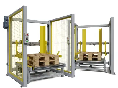 Automatic pallet warehouse 3D model 3D model