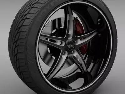 Savini Forged BS-1 Wheel 3D model