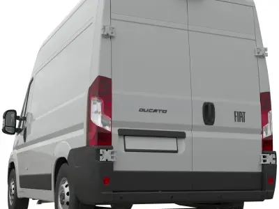 2024 FIAT DUCATO  L1H2 Detailed interior 3D model