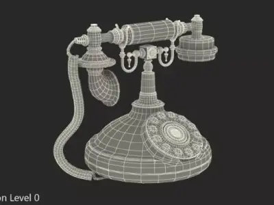 Sell Phone Low-poly 3D model