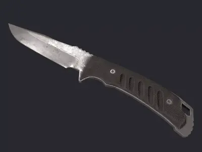 Combat Knife - Knife - Hunting Knife - Game Ready Knife  Low-poly 3D model
