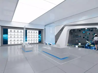 Future Manufacturing Hub 3D model