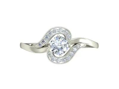 Wedding Ring  3D print model 148