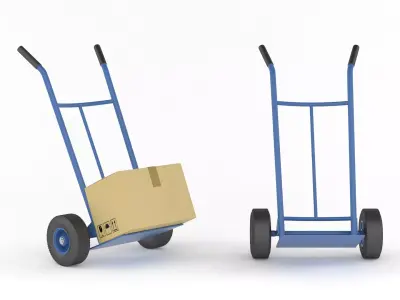 Hand Truck 3D model by javidan