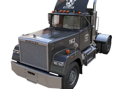 Classic trucks collection 3D Model Pack