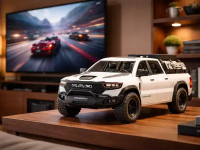 Realistic Offroad Pickup Truck Model 3D model