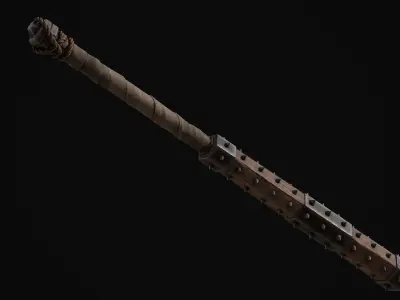 Warrior Mace Gameready Model Low-poly 3D model