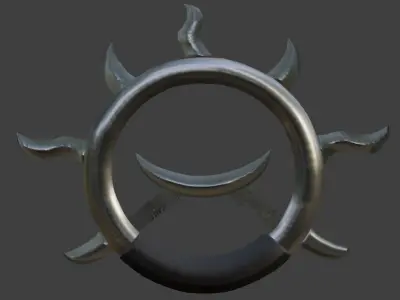  wheel of wind and fire 3D model