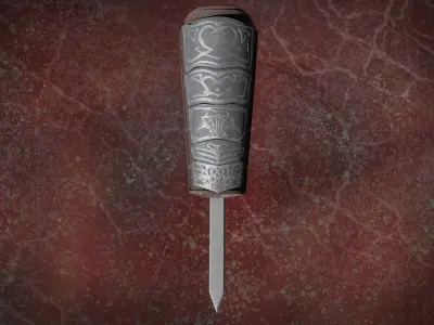 ASN Creed Hidden Blade Altair Low  IbnLaAhadAltairWarrior Free 3D model