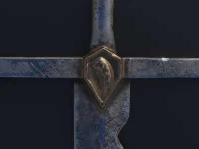 Sword 03 Low-poly 3D model