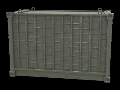 Military container 01 3D model