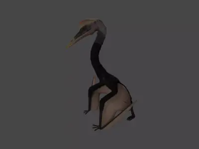 Quetzalcoatlus Low-poly 3D model