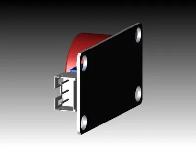 MQ9 SENSOR DE GAS 3D model