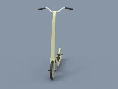 Kick scooter for children 3D model