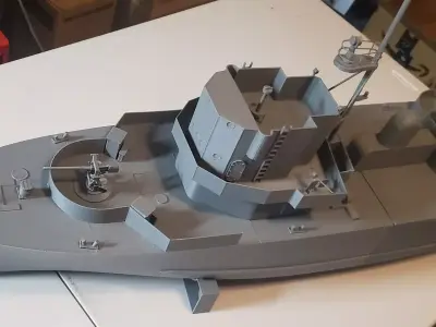 Admirable Class Minesweeper - 1-48 Scale - 3D Printable RC Model 3D print model
