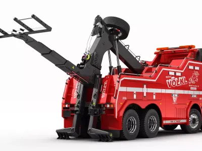 Mercedes Arocs Tow Truck 8X4 3D model purchase