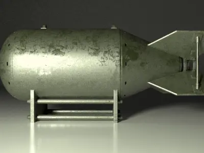 Nuclear bomb 3Dprint 3D print model