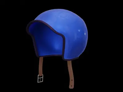 Helmet-Low Poly helmet Low-poly 3D model