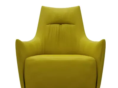 Contemporary Armchair Low-poly 3D model