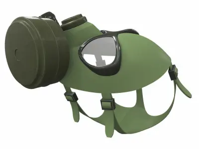 Gas Mask 03 3D model
