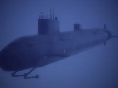 Paltus-Class Special Purpose Submarine 3D model