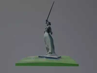 Statue of stalingrad 3D model
