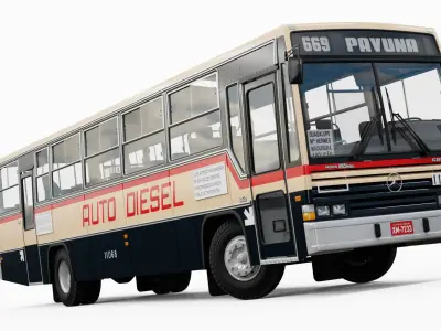 1991 Caio Padron Vitoria Auto Diesel MB OF-1315 3D model