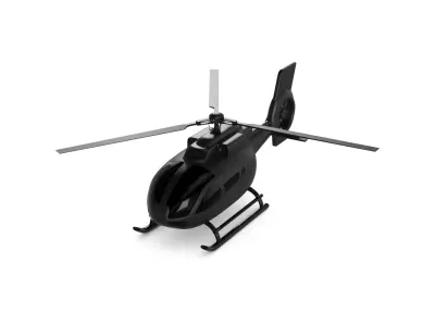 Medium Helicopter 3D model get