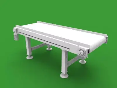 industrial conveyor 3D print model