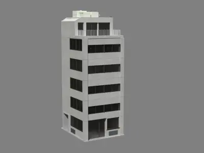 Commercial Building 02 3D model