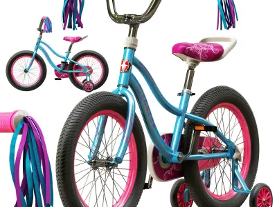 Schwinn Hopscotch Quick Build Kids Bicycle 3D model