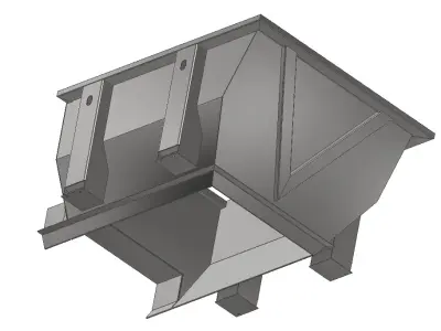 Loading hopper 3D model