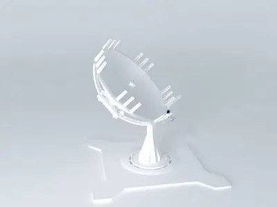 Turret Telescope Free 3D model