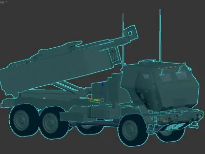 3D model of a military vehicle 3D model