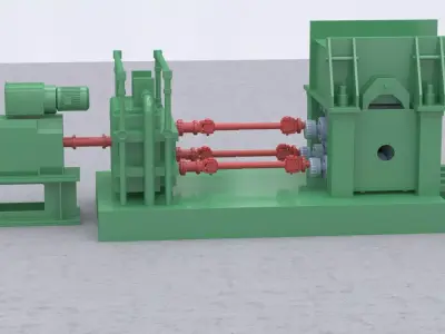Extracting Mill 3D model