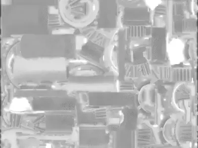 Rusted Tactical Flashlight 3D Model Survival Prop Low-poly 3D model