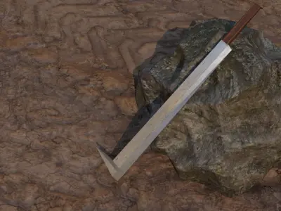 10 Swords asset Pack 3D model