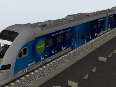 730ML Europe Express 3D model